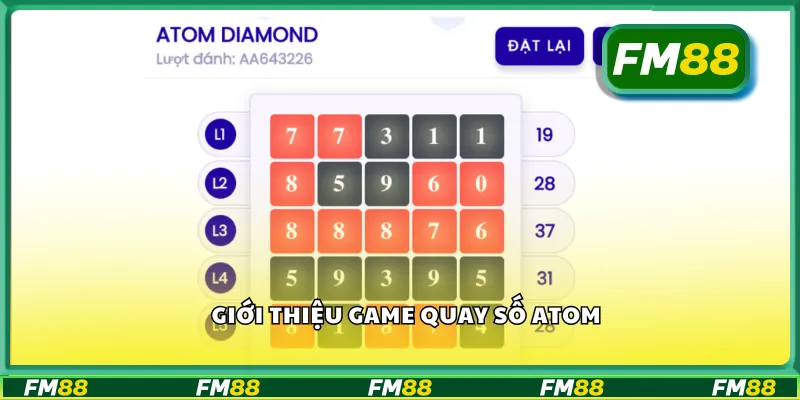 Giới thiệu game quay số Atom