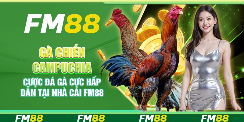 Gà Chiến Campuchia - Cược đá gà cực hấp dẫn tại nhà cái FM88