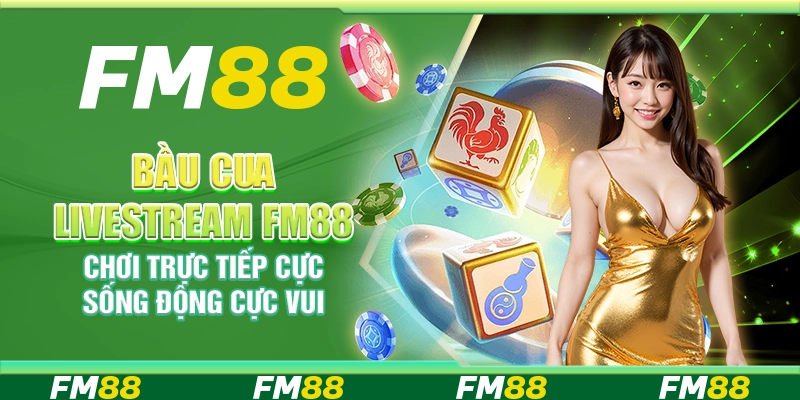 Bầu Cua Livestream FM88 Chơi Trực Tiếp Cực Sống Động Cực Vui
