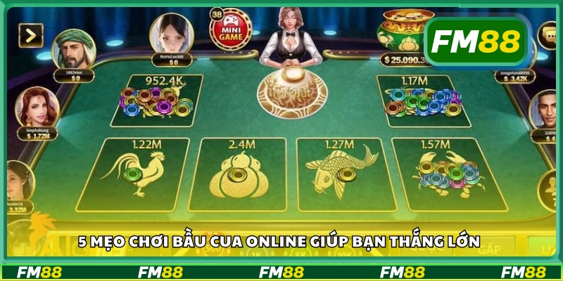 5 bí quyết chơi bầu cua hiệu quả