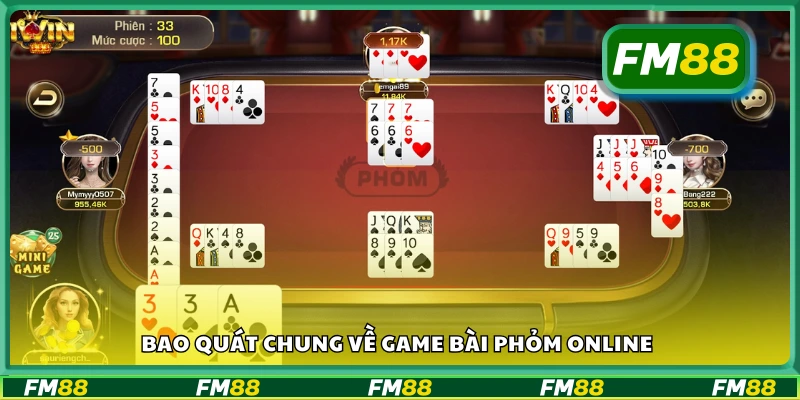 Tìm hiểu chung về game bài phỏm online