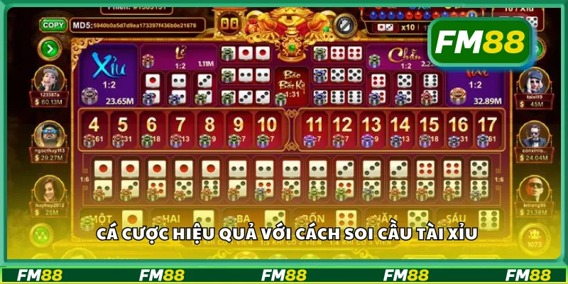 Cá cược hiệu quả với cách soi cầu tài xỉu