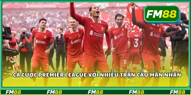 Cá cược Premier League với nhiều trận cầu mãn nhãn