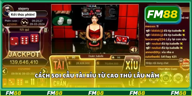 Cách soi cầu tài xỉu từ cao thủ lâu năm
