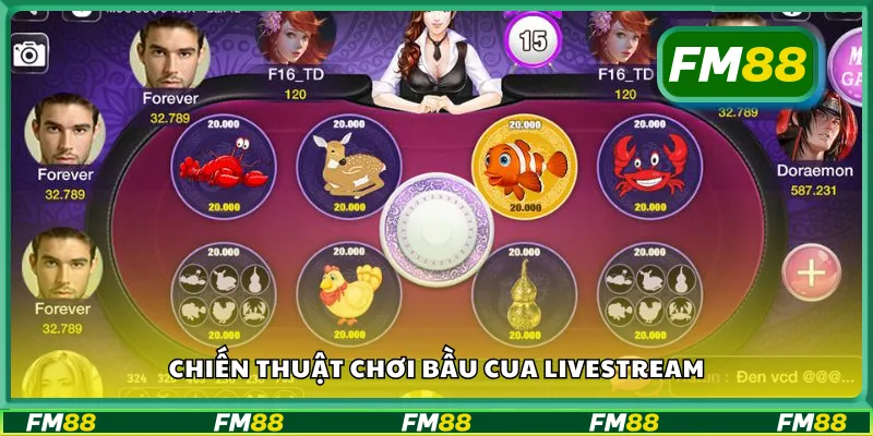 Chiến thuật chơi bầu cua livestream