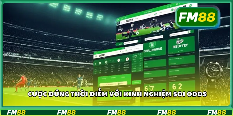 Cược đúng thời điểm với kinh nghiệm soi odds