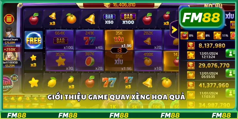 Giới thiệu game quay xèng hoa quả