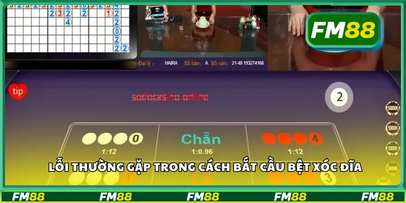 Lỗi thường gặp trong cách bắt cầu bệt xóc đĩa