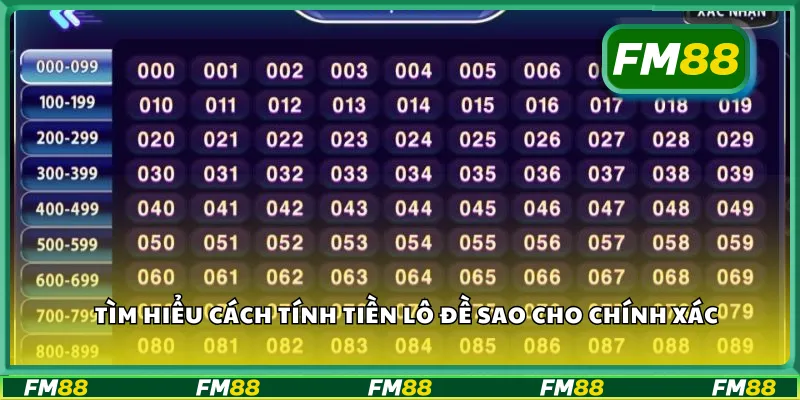 Tìm hiểu cách tính tiền lô đề sao cho chính xác