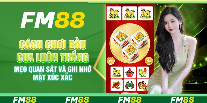 Cách chơi Bầu Cua luôn thắng – Mẹo quan sát và ghi nhớ mặt xúc xắc