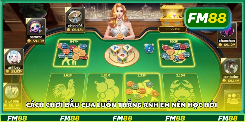 Cách chơi bầu cua luôn thắng từ cao thủ